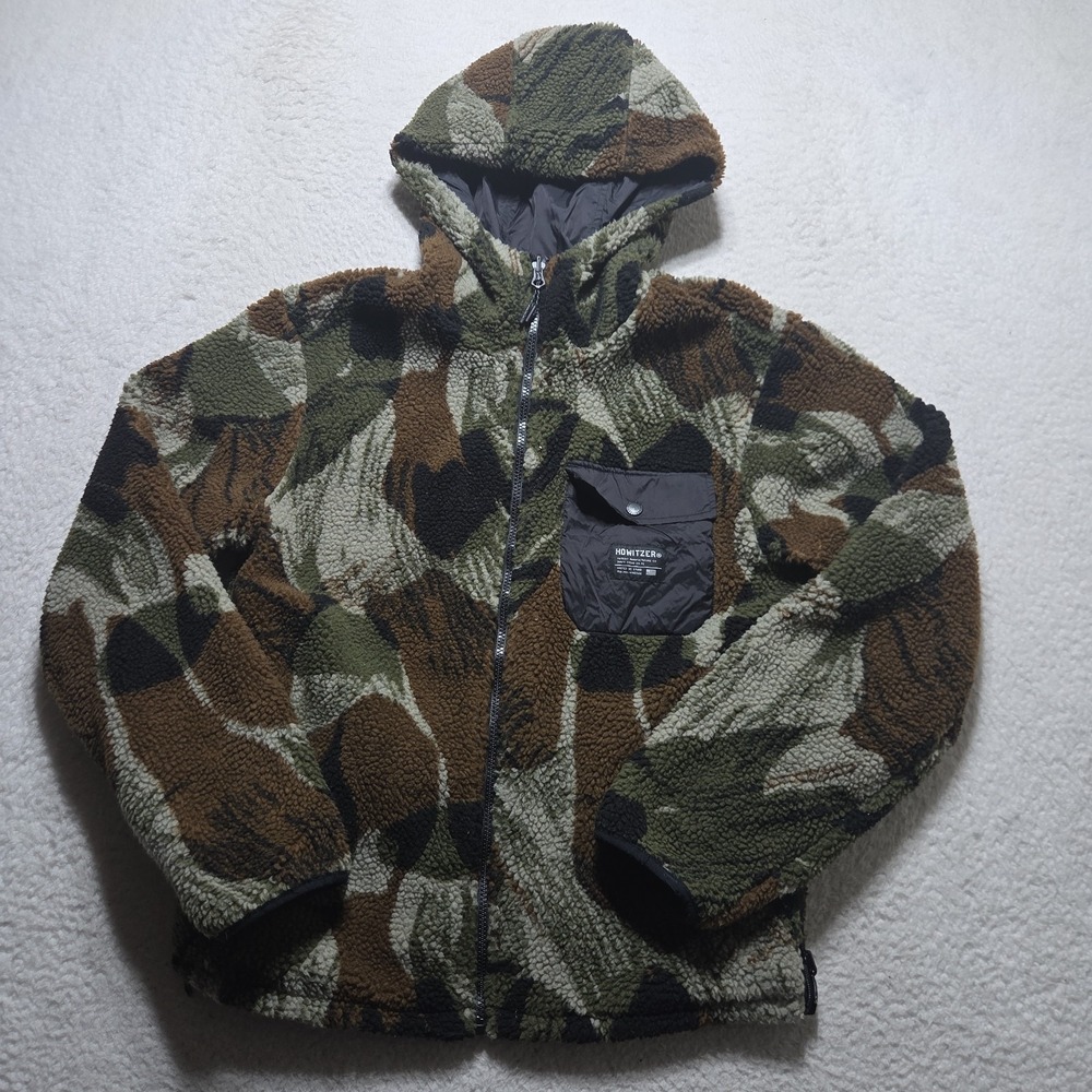 Howitzer Men's Reversible‎ Detonate Jacket Military Grunt Size Small Fleece